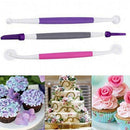 3pcs/set Fondant Pens Cake Decor Flower Modelling Craft Craft Tool Cutter 3C