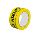 Keep 2 Metres Distance Warning Tape Floor Marking Social Distancing 33M K6X R4K6