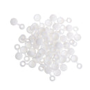 50 Pcs Screw Cover for 6g/8g Screws (3mm-5mm Shank Diameter), White