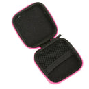 Mini Box Case Storage Bag Pouch for Earphone Headphone Earbuds Pink