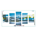 Car 5D DIY Full Drill Diamond Painting 5-pictures Combination Craft Kits