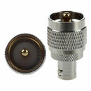 2pcs RF coaxial coax adapter BNC female to UHF male PL259 A5M9