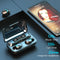 4pcs Wireless F9 Bluetooth Earphone  5.0 LED Display Waterproof Earbud Stereo