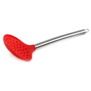 Skimmer Slotted Spoon - With Strong Silicone Covering Head & Stay-cool StainX1L8