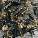Carbon + stainless steel motor brush 16mm x 11mm x 5mm - 2 pieces