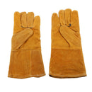 1 Pair Fireproof Wearable Welders Gauntlet Work Gloves Welding Gauntlets
