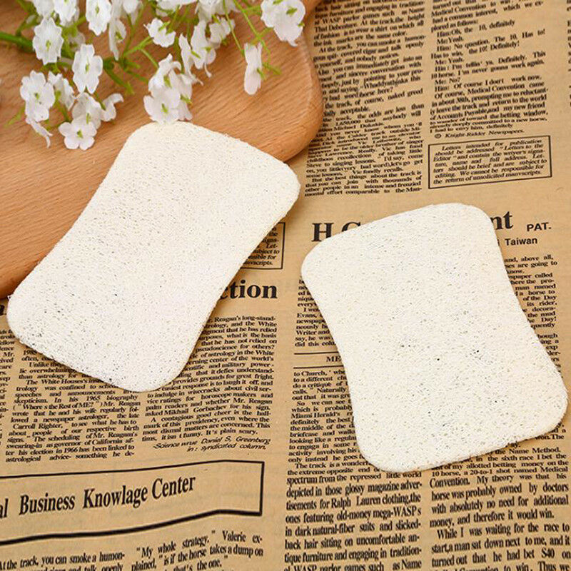 Helpful loofah dish towel absorbant sponge dish cloths anti-oil kitchen tools Kw