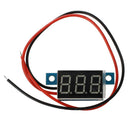 Mini LED voltmeter display backlight blue 17 volts