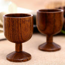 New Wooden Wine Glass Exquisite Creative Solid Wood Glass Jujube Wine Glass