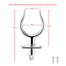 New Oarlock Rowlock Row Lock Bracket for Marine Boat Canoe Accessories