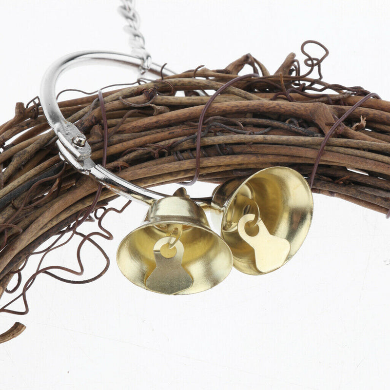 Bird Parrot Natural Rattan Swing Ring Hanging Pet Parakeet Budgie Cockatiel Cage