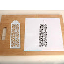 3pcs Plastic Cake Stencils Fondant Baking Decorating Moulds DIY Household Tool