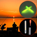 50x Fishing Fluorescent Lightstick Night Light Float Clip Glow in Dark Stick