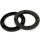 Auto Car Truck Black 4 inch Plastic Speaker Spacers 10mm Depth 2 Pcs