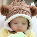 Keep ear warm!Baby Bonbon Pointed Knit cap knit hat Girl boy baby kids chil