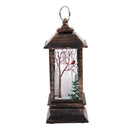 Christmas LED Glow Flame Candlestick Wind Light Decorative Ornaments,Snowma