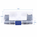 200x M3 4-25mm Alloy Steel Flat Head Hex Socket Countersunk Screw Assortment Set