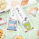 45pcs/box Bread DIY Stationary Stickers Paper Lables Gifts Packaging Decor B&X