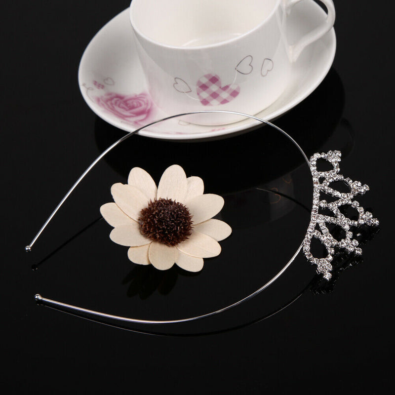 Rhinestone Princess Crown Tiara Headband Hair band for Child kid Girl