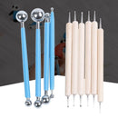 10 Piece Dotting Tools Ball Styluses for Mandala Rock Painting, Pottery Cla