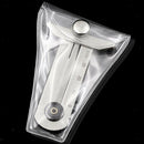 Stainless Steel Tyre Depth Gauge Tread Depth Gauge Keyring Tread Ruler 0-30mm