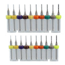 20Pcs/2sets Micro Mini Twist Drill Bits Set PCB Print Circuit Board Tungsten