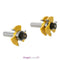 1/2" Shank Matched Tongue and Groove Router Bit Set Woodworking Milling Cutter