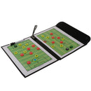 Sports Soccer Dry Erase Erasable Coaching Board with Magnetic Chess Pieces for