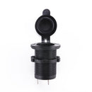 Auto Car Motorcycle Waterproof Cigarette Lighter Socket Power Outlet DC12V