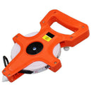 1Pc 50M/165Ft Meter Open Reel Fiberglass Tape Measure Inch Metric Scale Imp