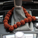 Car Mirror Hanging Pendant Car Gear Rudraksha Beads Interior Decoration W9E3