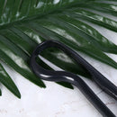 black folding v-shape comb hair straightener hairdressing straightene brush3SE