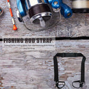 Portable Fishing Rod Tie Holder Strap Fishing Stick Fastening Shoulder Belt