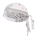 Men's Turban Soft Cotton Chemo Cancer Cap Muslim Beanie Head Scarf Hat White