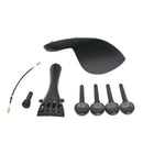Exquisite 4/4 Violin Chin Rest Tail Nail Rope Tailpiece Set For Violinist