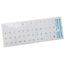 Russian Transparent Stickers Waterproof For PC Laptop Table Keyboard Letters Pro