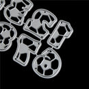 Football Numeral Design Metal Cutting Die For DIY Scrapbook Album Paper Cards FX