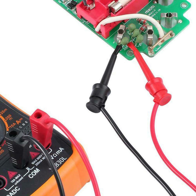 Multimeter Test Clip Lead Kit Heavy Duty Banana Tester Probe