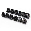 Fashion Women 12pcs Black Plastic Mini Hairpin 6 Claws Girls Hair Clip Clamp NEW