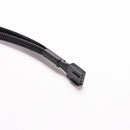 4 Pin PWM To 2 Dual PWM Computer Case Fan Power Sleeved Y-Splitter AdapteOZ