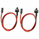 2 Pack 2 Pin SW PC Power Cable on/off Push Button ATX Computer Switch Wire 45 I1