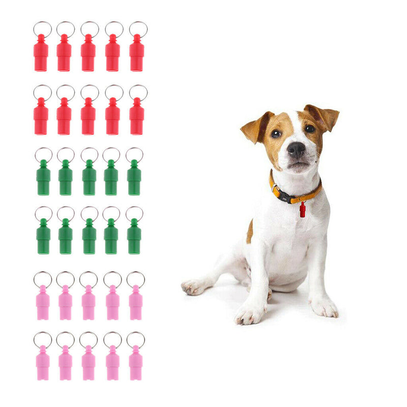 30Pcs Pet ID Tag Dog And Cat Personalized Pet Tag Dog Cat ID Address Collar