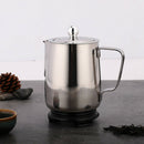 Stainless Steel Teapot with Removable Tea Infuser Strainer Filter, Hot Water