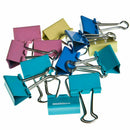 60Pcs 15mm Office School Paper File Ticket Colorful Metal Binder Clips Pretty