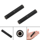1/4 inch Female to Female TRS/TS Coupler, 2-Pack 6.35mm Jack Stereo Adapter
