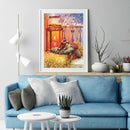 5D DIY Full Round Drill Diamond Painting Candlelight Cross Stitch (B1010)