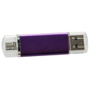 Memory 32GB USB drive OTG + mini USB Flash Drive for Notebook Purple