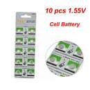 10 x AG4 377A 377 LR626 LR66 Watch Coin Batteries For Watch Lighter Clocks 1.55V
