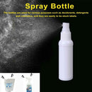 10PCS 50ml Travel White Plastic Perfume Atomizer Empty Spray Bottle Shampoo