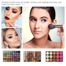 123 Colors Eyeshadow Palette Pro Eye Blush Highlight Matte Makeup Tools Kit